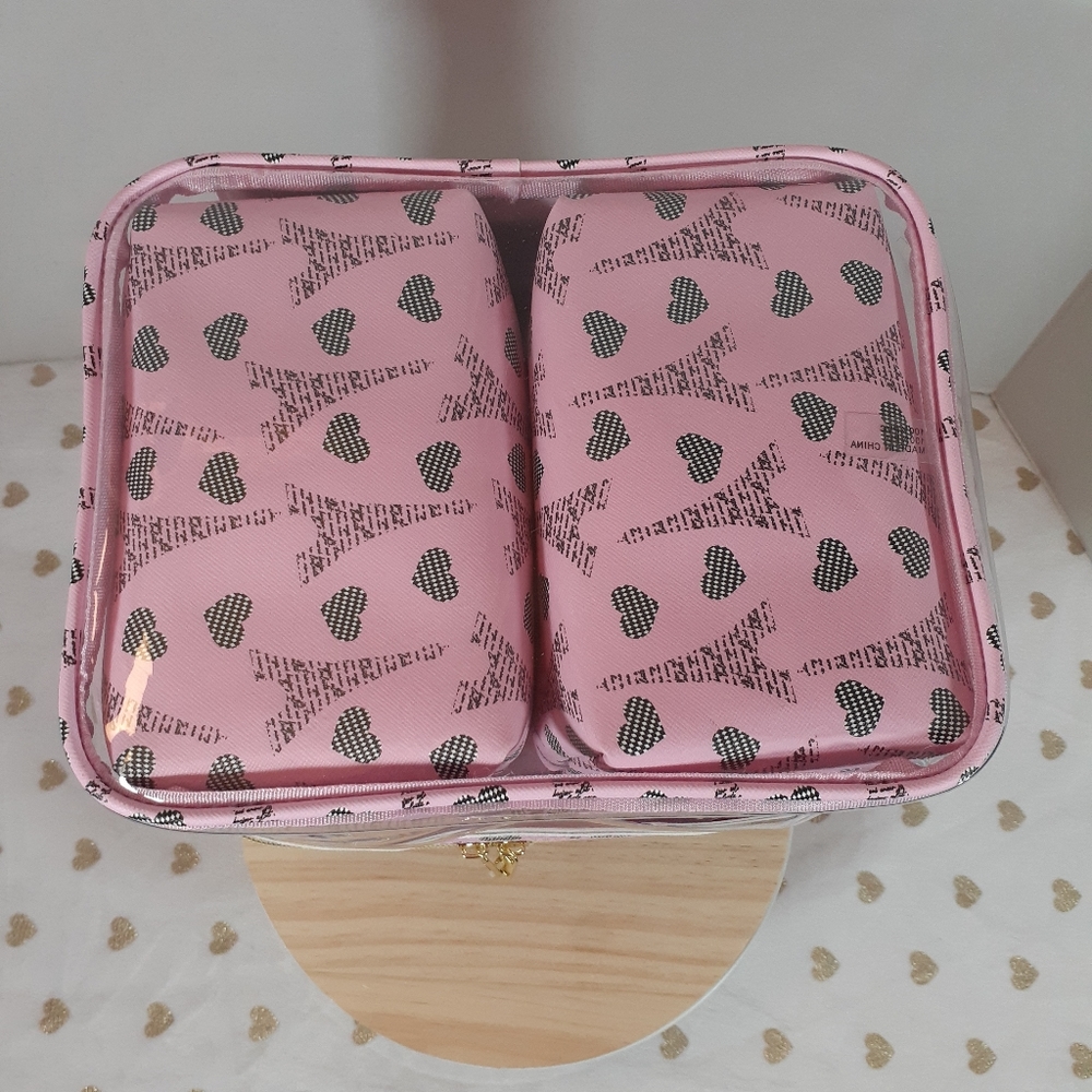 🎉2xHP🎉🔥3/$70 *NWT* Under One Sky Traincase (Cosmetic Bags) - Picture 4 of 4
